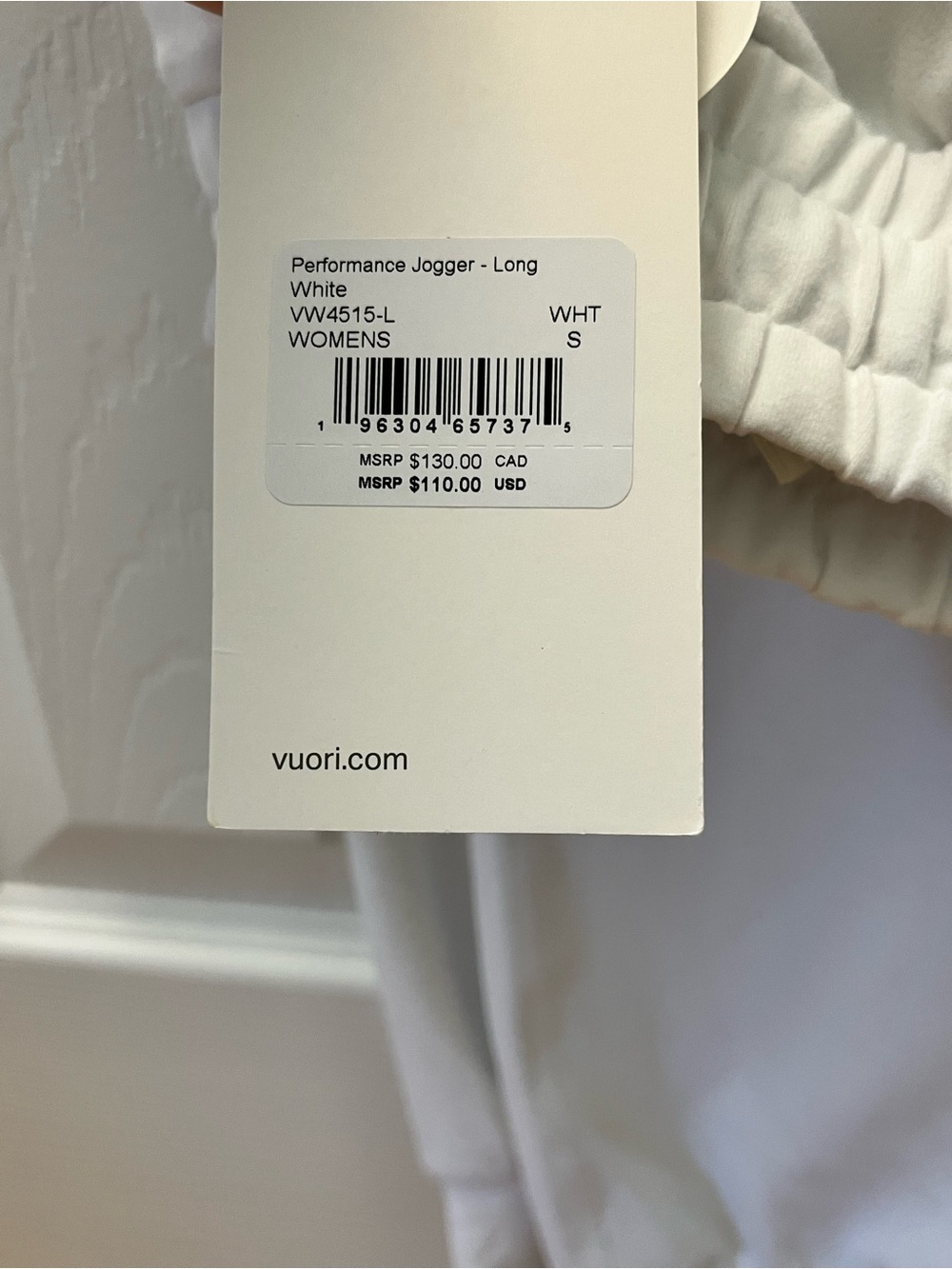 Vuori Performance Joggers Sz S Long NWT⭐️ - Picture 7 of 7